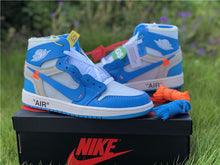 Load image into Gallery viewer, Air Jordan 1 Off-White &quot;UNC Tar Heels&quot;
