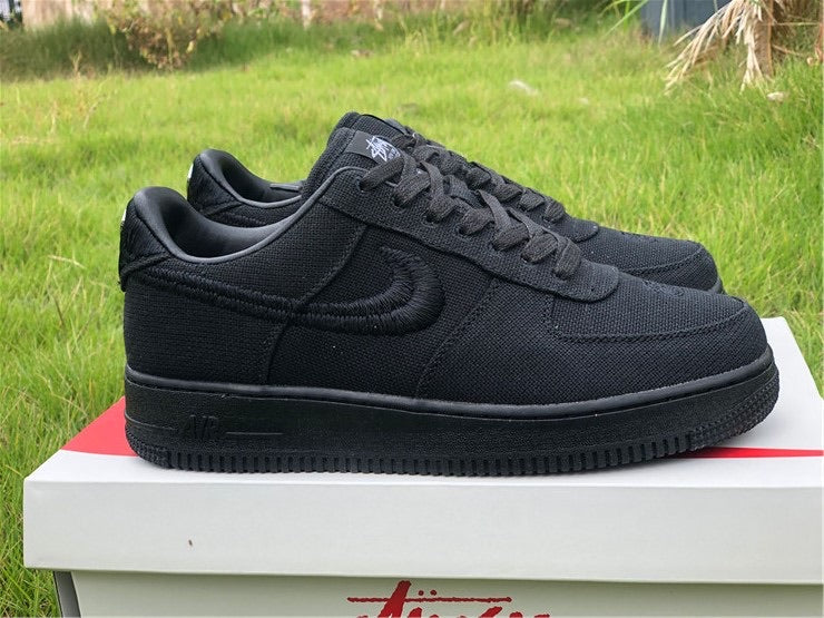Nike Air Force 1 Low Stussy Black – HYPESHOES