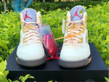 Load image into Gallery viewer, Air Jordan 5 Off-White  “sail”
