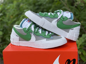 Nike blazer low sacai classic green