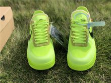 Load image into Gallery viewer, Air Force 1 off white “volt”
