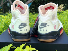 Load image into Gallery viewer, Air Jordan 5 Off-White  “sail”
