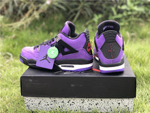 Load image into Gallery viewer, Travis Scott x Air Jordan 4 purple
